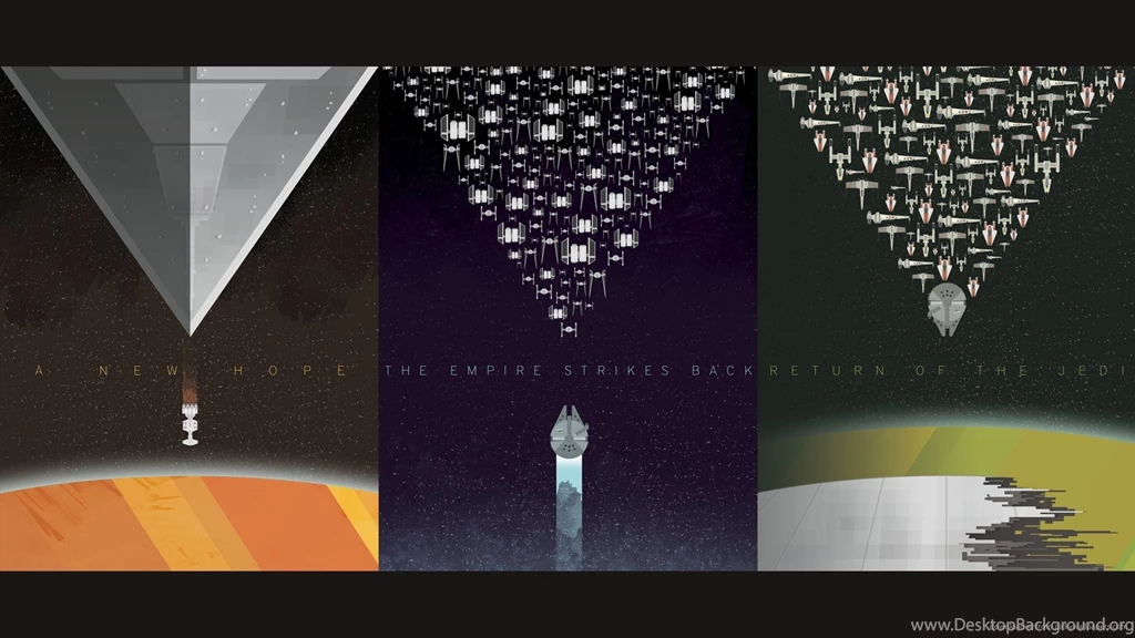 Download 1920x1080 Star Wars Original Sequel Trilogy Posters Wallpapers