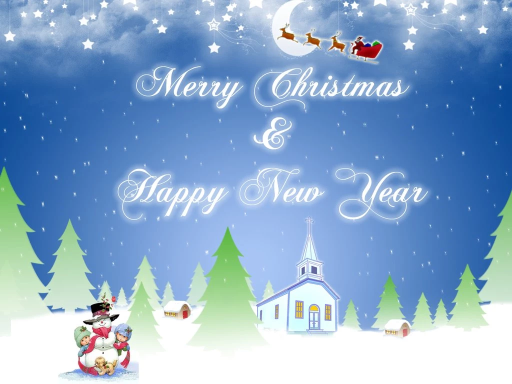 Merry Christmas & Happy New Year 2016 HD Wallpaper Images
