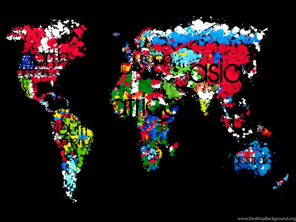 World Map Wallpapers Colorful Photos Of World Map Wallpapers For ...