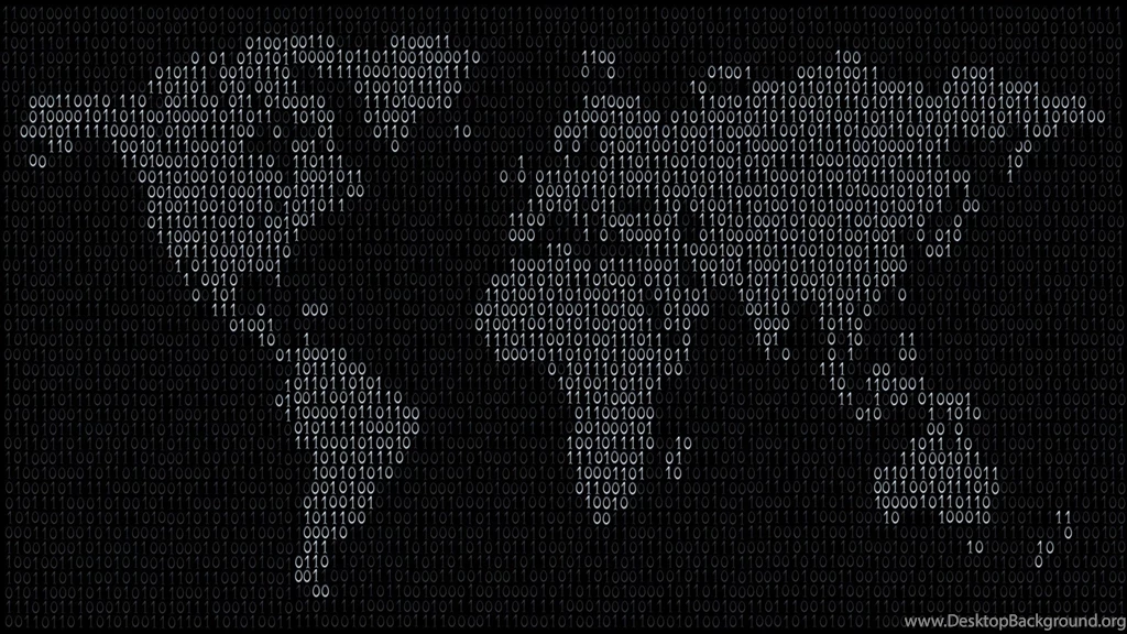 Typography Binary Numbers Maps Digital Art World Map