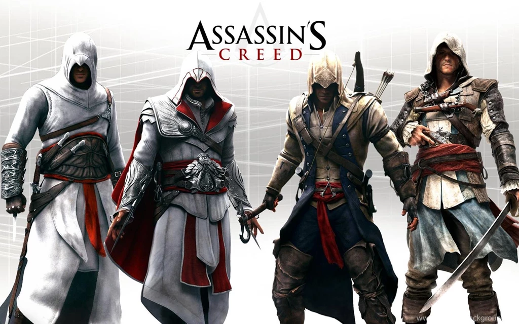 All 4 Main Assassins Wallpapers (1600x900) : Assassinscreed