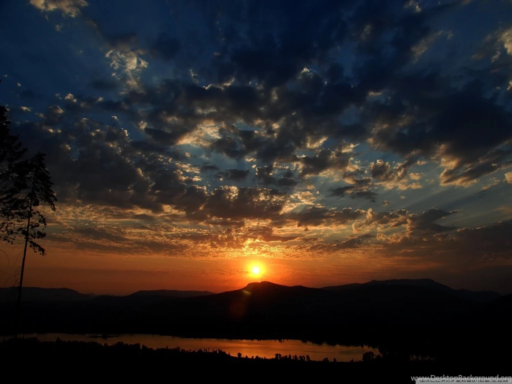 Setting Sun HD Desktop Wallpapers : Fullscreen : Mobile : Dual Monitor