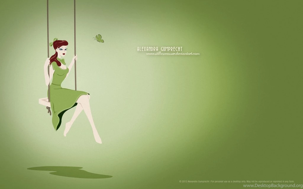 Springtime Pinup Wallpaper:. By StillesWasser On DeviantArt
