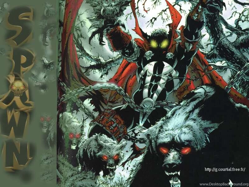 Wallpapers 2: Spawn, Spider Man, Smurfs, Spirou Marsupilami, Johan ...