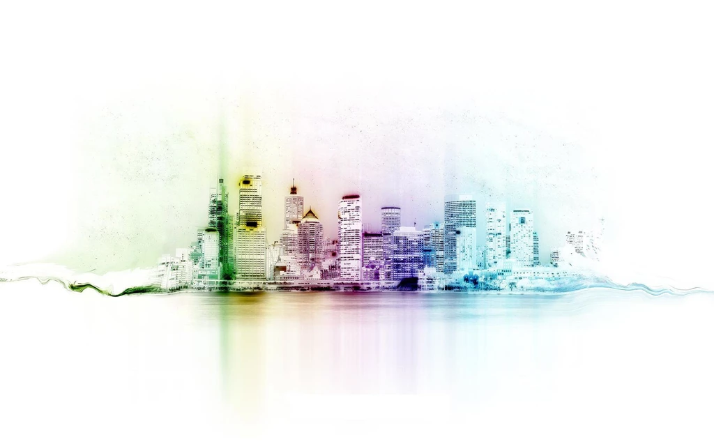 Download The Colorful Waterfront Wallpaper, Colorful Waterfront ...