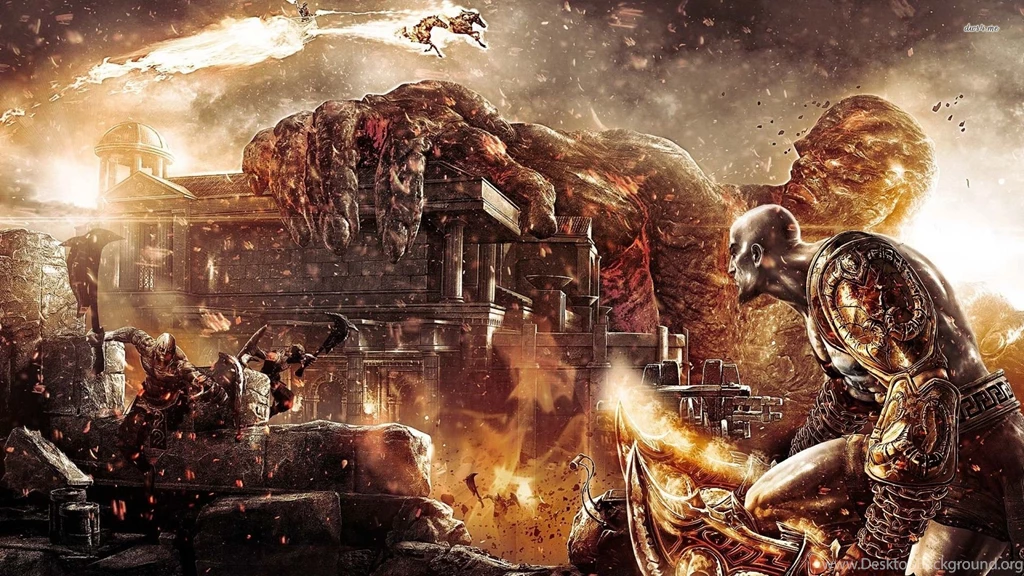 Kratos Looking At The Temple   God Of War III Wallpapers   Game ...