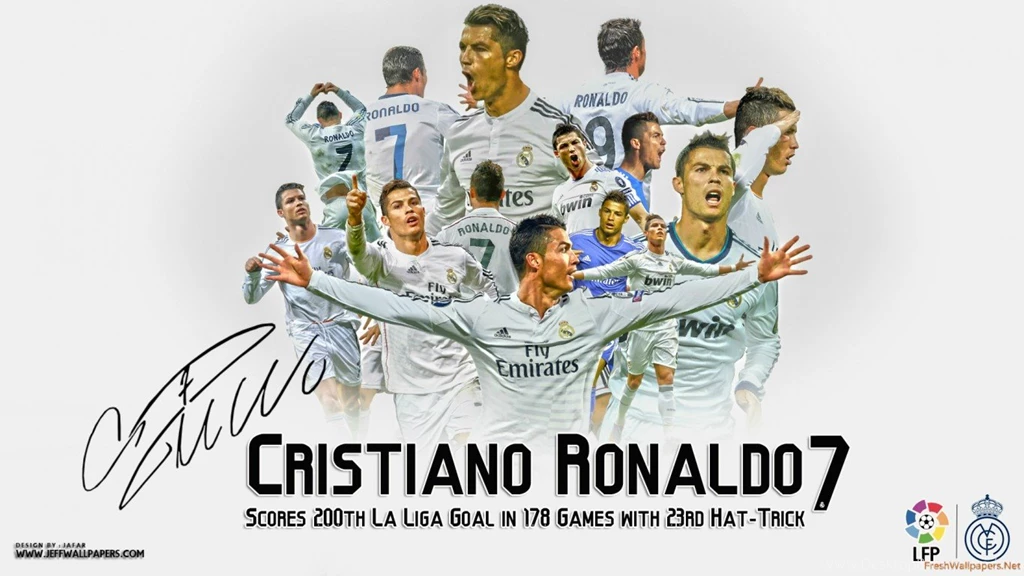 Cristiano Ronaldo La Liga Goal Scoring Record Wallpapers ...