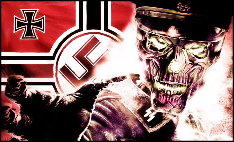 DeviantArt: More Like Nazi Party Flag By Heshamfayez