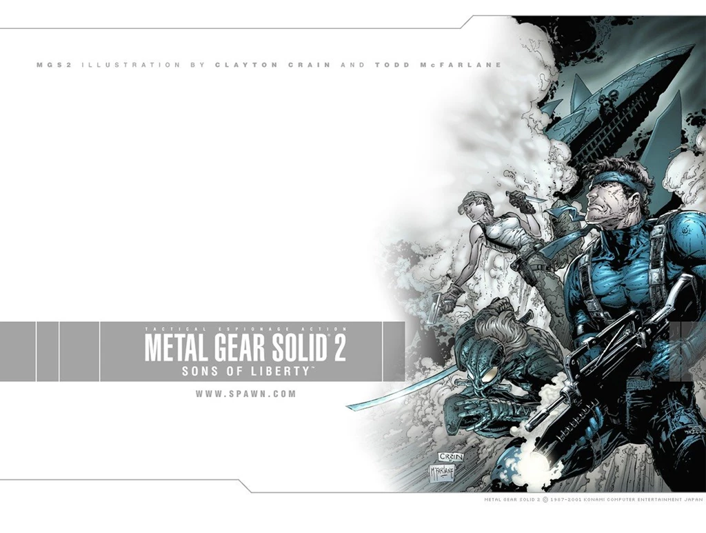 XMWallpapers.com Wallpapers Games Mgs Mgs2.w.1152x870