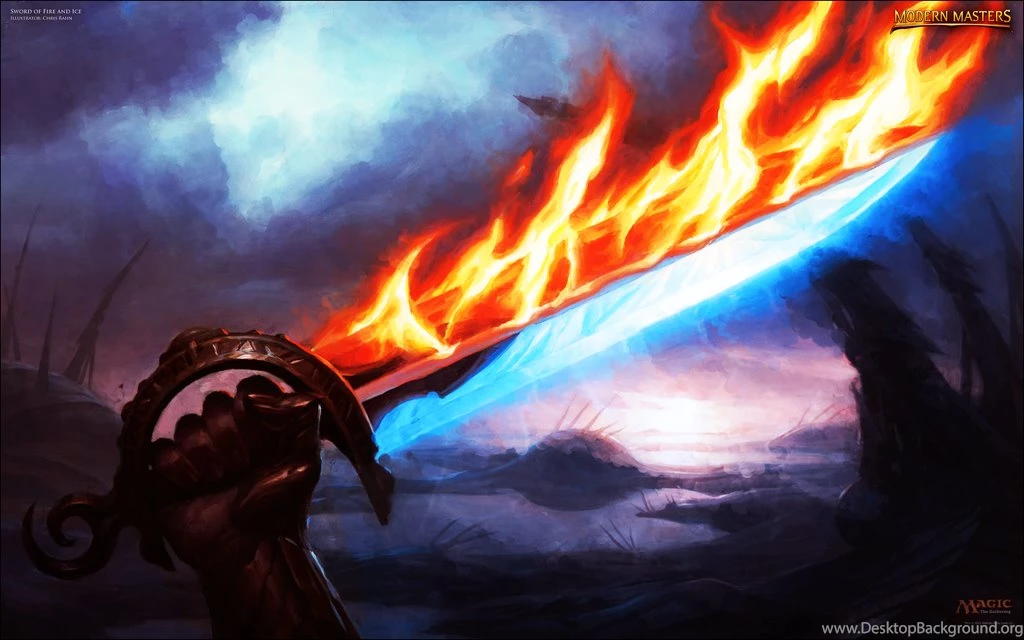 DeviantArt: More Like MTG: Sword Of Fire And Ice (Background) By ...