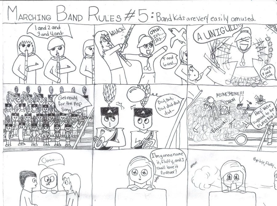 Marching Band Rules 1: We Cannot Make A Circle By Penguinangel2 On ...