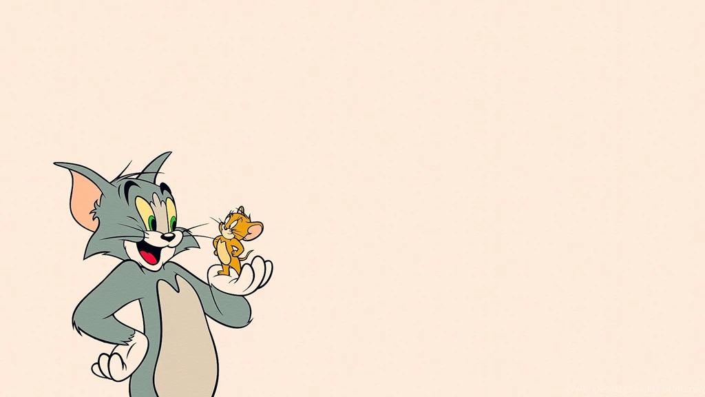 Tom And Jerry Are Friends Wallpapers