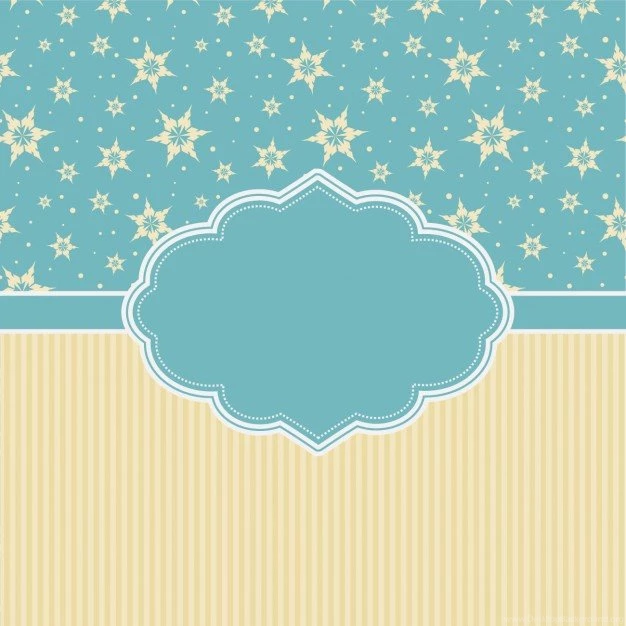 Retro Snowflakes Wallpapers Vector