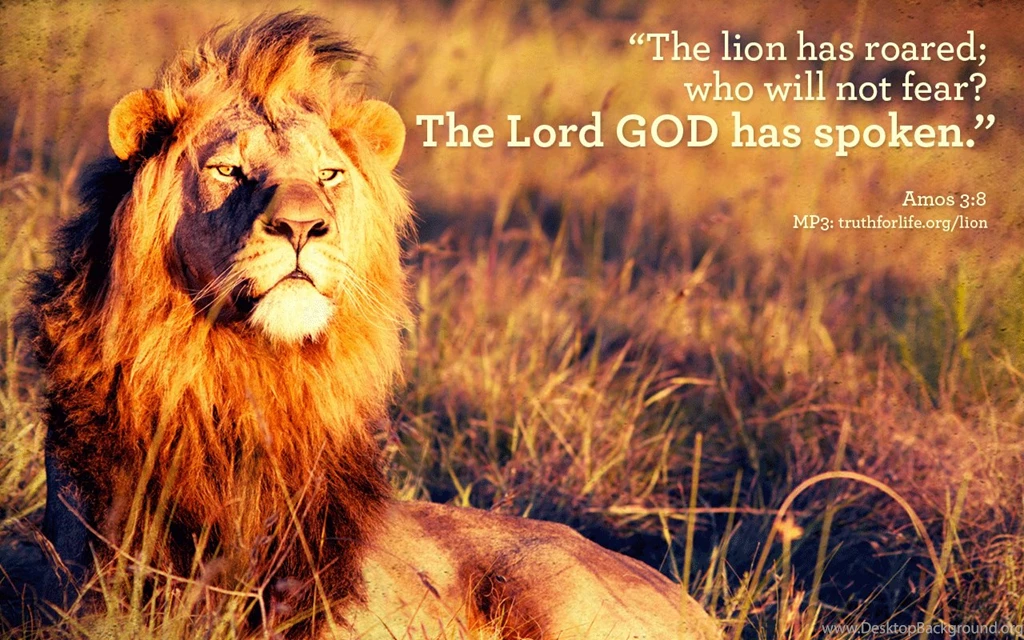 Wallpaper: "The Lion Has Roared..."   Truth For Life