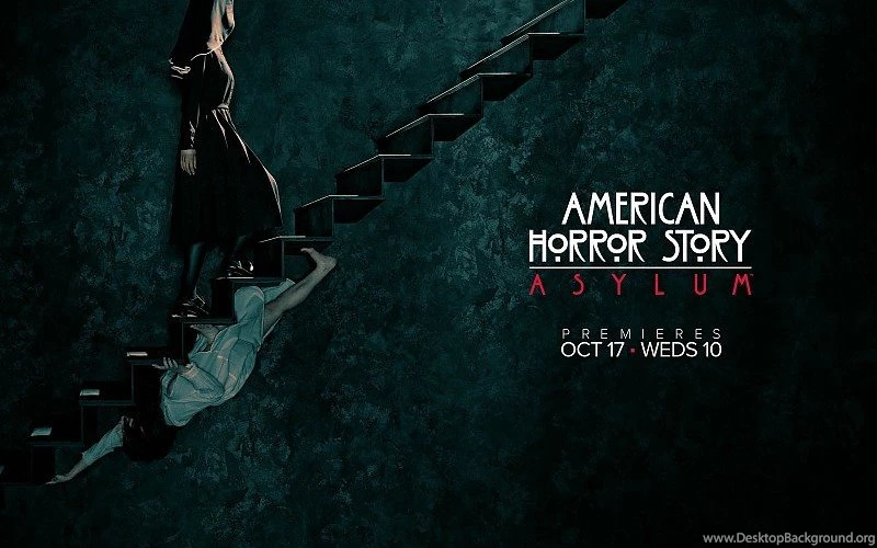 American Horror Story Asylum Creepy Stairs Nun Television Dark ...