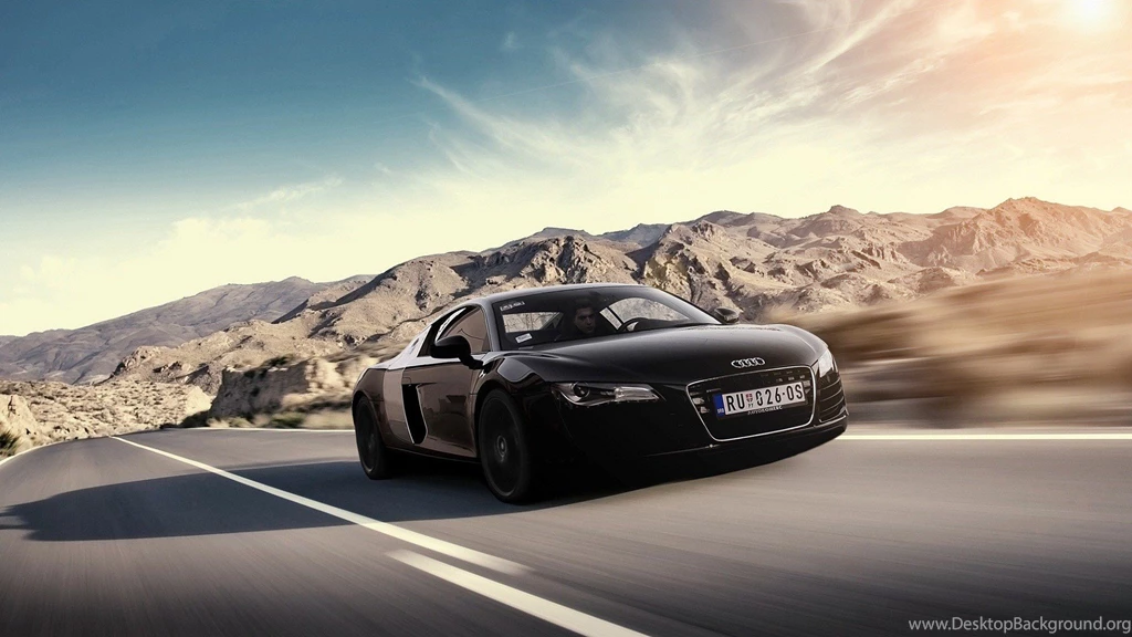 Black Audi R8 Wallpaper.