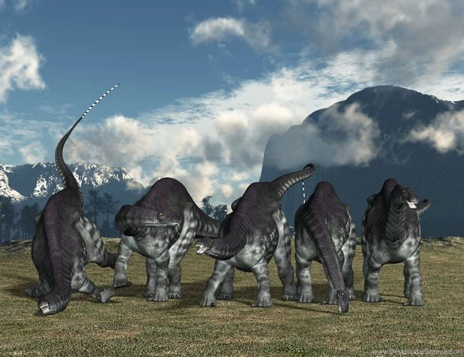 Prehistoric Scenes: Apatosaurus