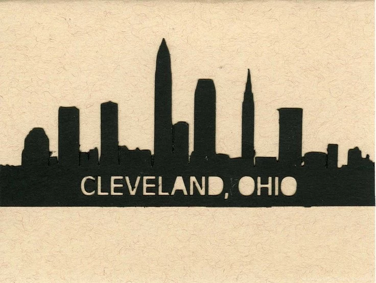 Skyline Of Cleveland Ohio
