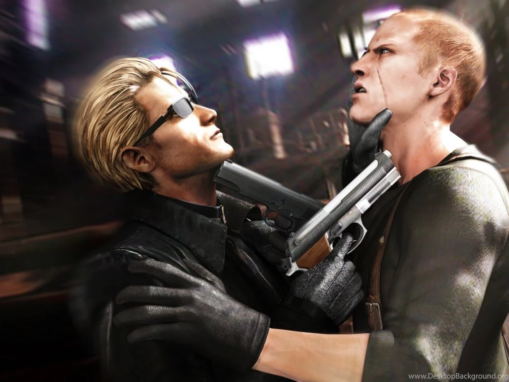 Download Wallpapers 1024x768 Albert Wesker, Resident Evil, Weapons ...