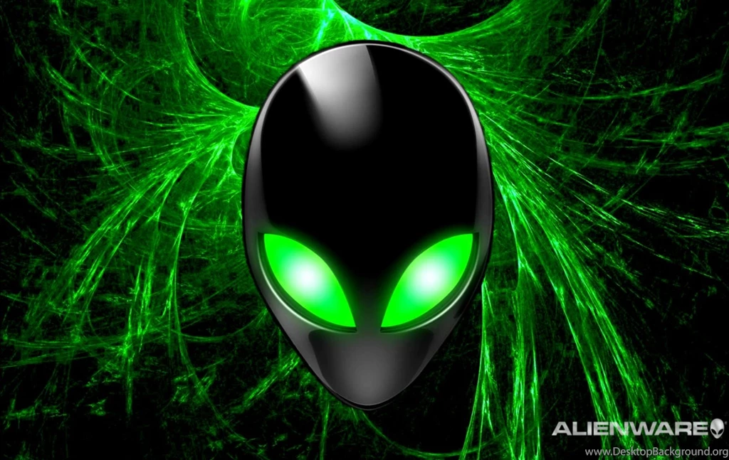 Alienware Logo Green Lightning Desktop Wallpapers