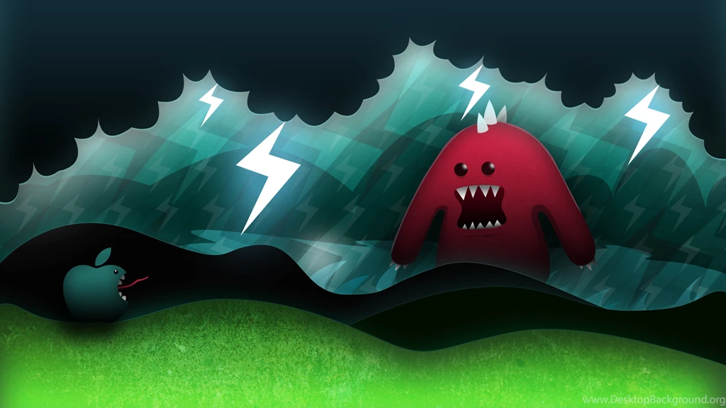 Download Wallpapers 3840x2160 App Storm, Apple, Mac, Struggle, Red ...