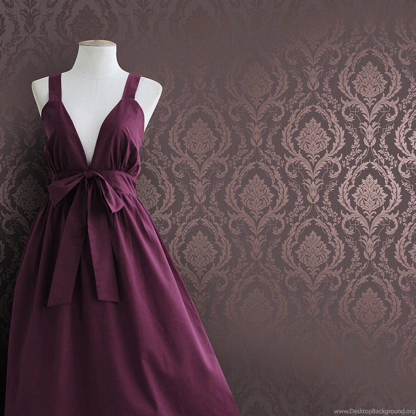 10M Roll Luxrious Silver Damask Embossed Textured On Purple ...