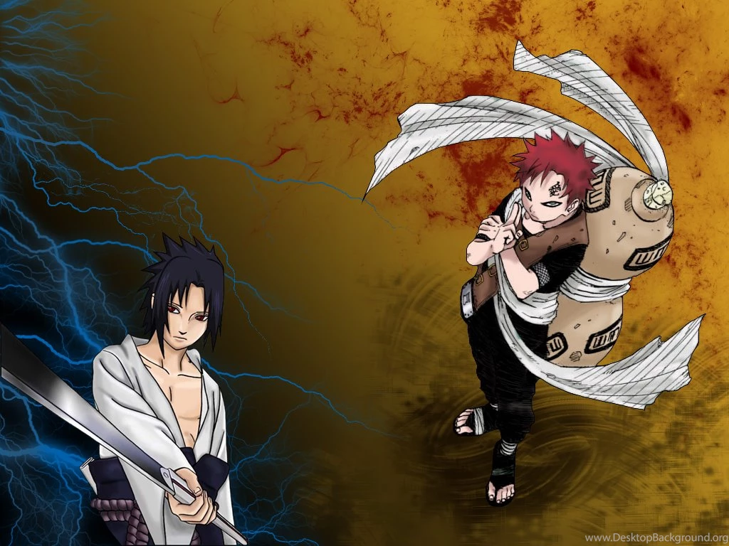 Gaara Naruto Shippuden Uchiha Sasuke Wallpapers (