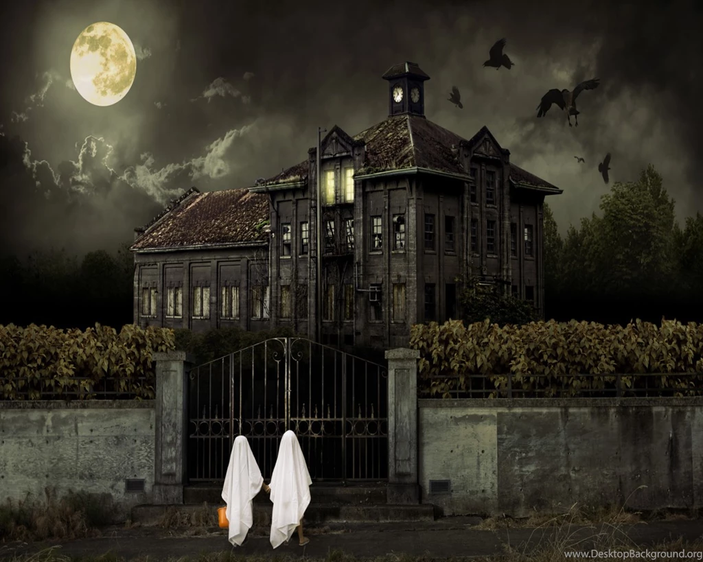 FreePhotoz Daily Wallpapers & Backgrounds Halloween Scary House ...