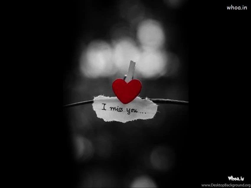 I Miss You HD Desktop Background Images