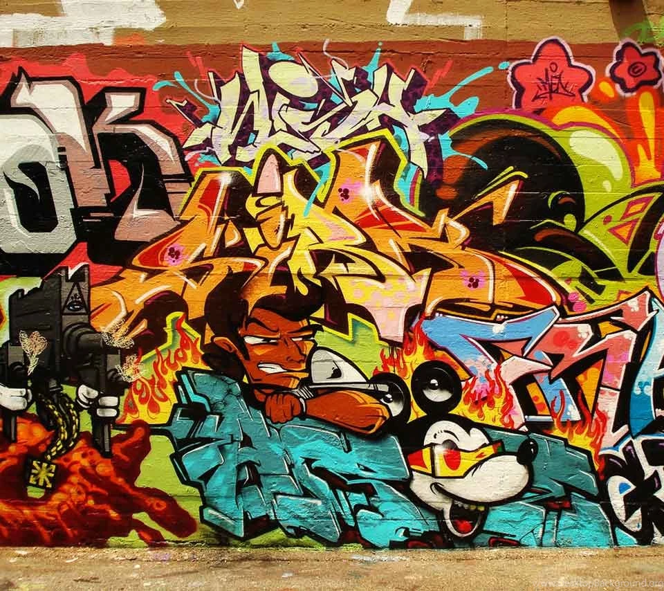 Seventh Letter Los Angeles Graffiti Art Flikie Wallpapers