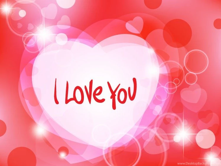 Abstract Romantic Backgrounds With Hearts