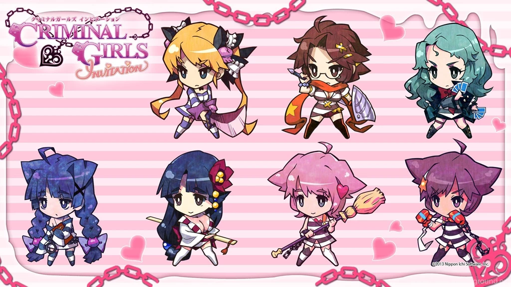 CRIMINAL GIRLS Anime Manga Rpg Sexy Babe 1cgirls Action Fighting ...