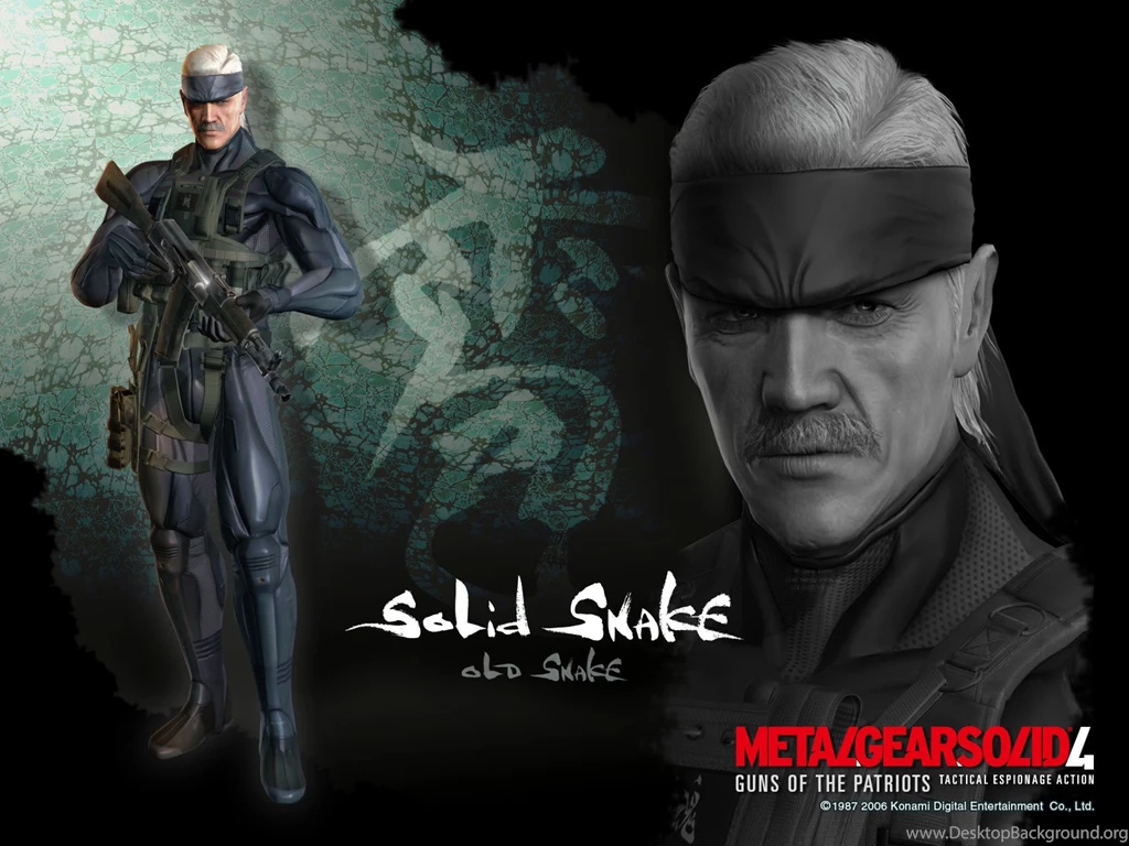 Solid Snake Metal Gear Solid 4 Wallpapers