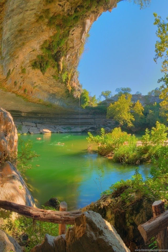 Hamilton Pool Texas Austin Landscapes Natural Wallpapers ...