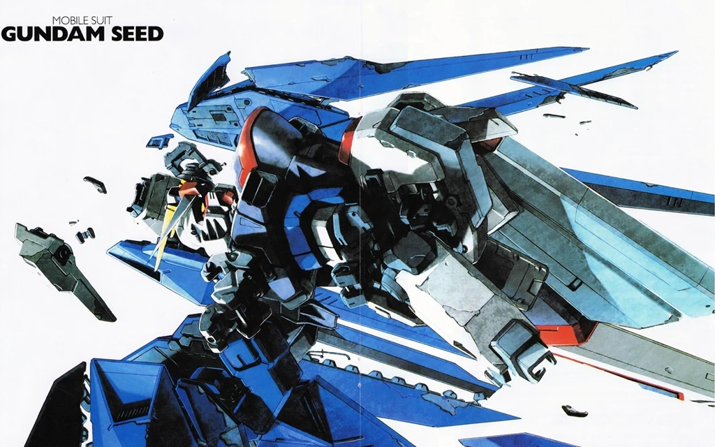 Gundam Walls And LOLS: Battle Damaged Freedom Gundam Wallpapers