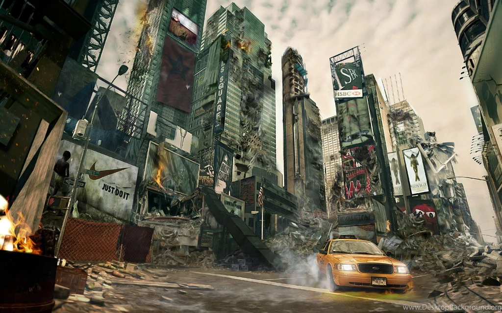 Destroyed Cityscape