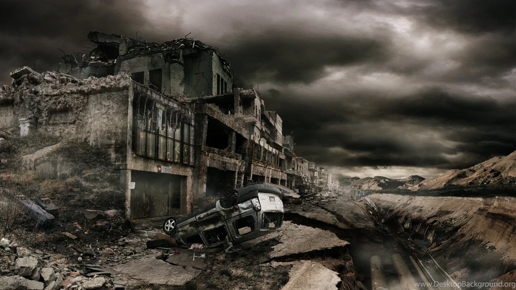 Matte Painting – Destroyed City