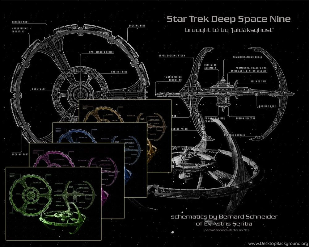 Deep Space Nine Schematics By Jaidaksghost On DeviantArt