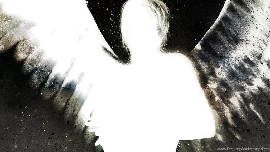 Download Wallpapers 2048x1152 Abstraction, Shape, Feathers, Angel ...