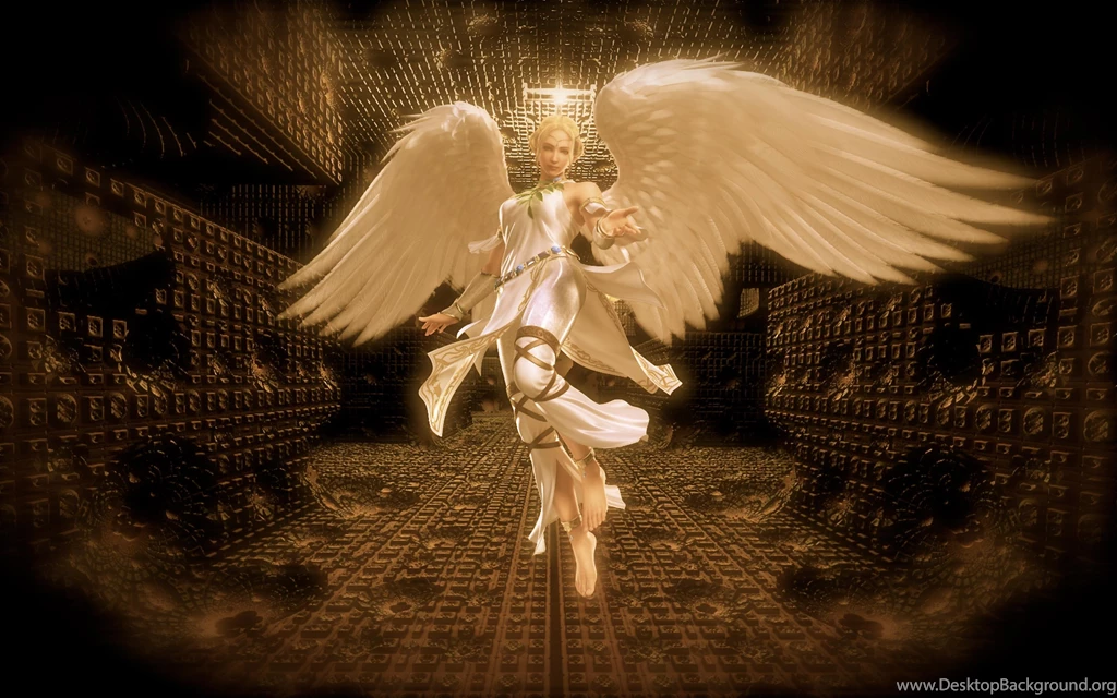 WHITE ANGEL GUARDIAN WALLPAPER   (