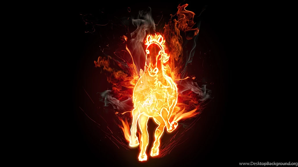 Download 1920x1080 Fire Horse Wallpapers