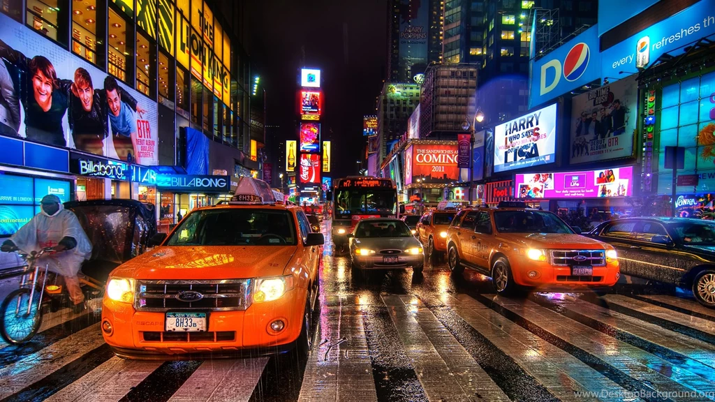 Ads Tag Wallpapers: Avenue Manhatten Approaching Times Square ...