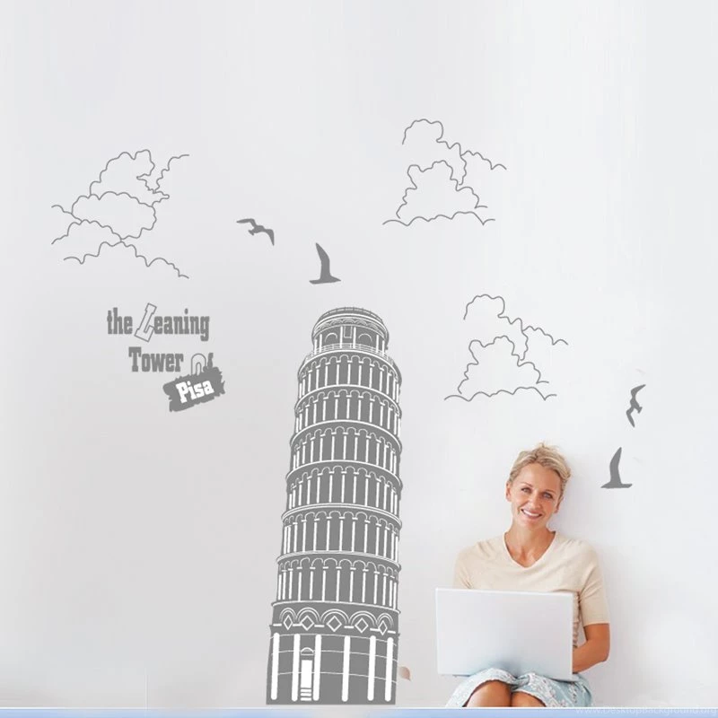 Popular Pisa Tower Wallpaper Buy Cheap Pisa Tower Wallpapers Lots ...