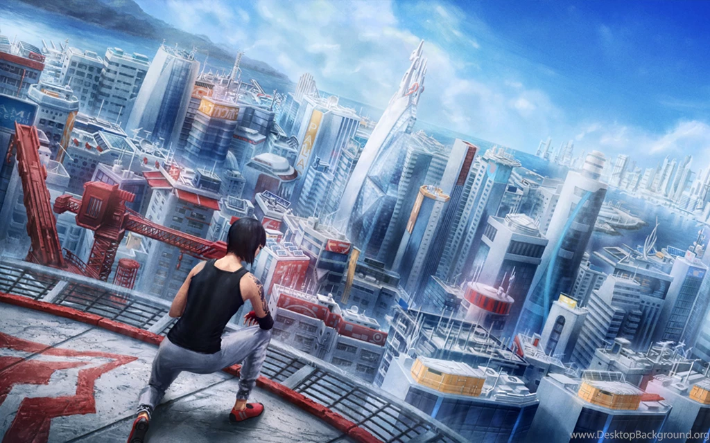 HD Backgrounds Mirrors Edge Catalyst Game 2016 EA Skyscrapers ...