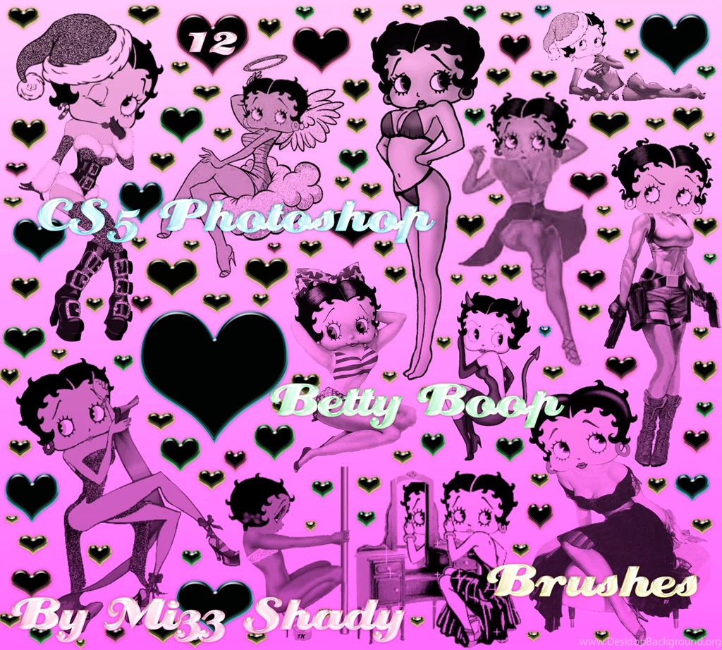 12 photoshop Betty Boop Brushes By MizzShady On DeviantArt