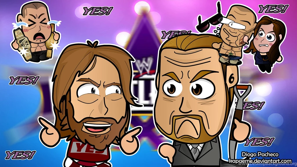DeviantArt: More Like Daniel Bryan X Triple H WM30 Chibi ...