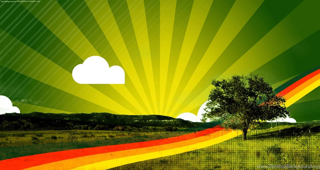 Green Fields Artwork Twitter Backgrounds Twitterevolutions