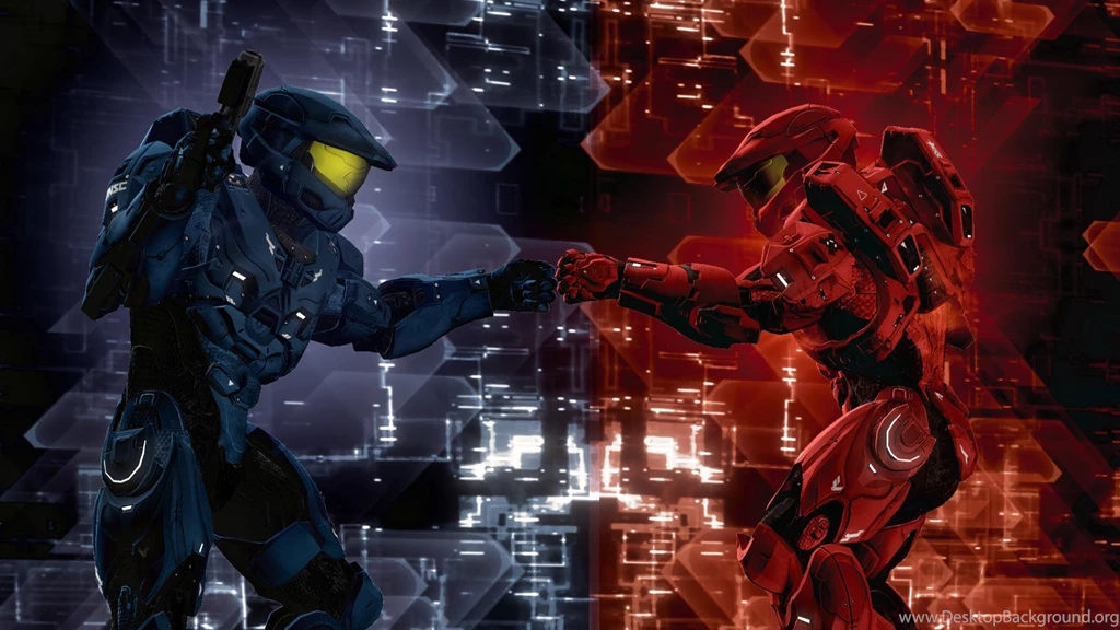 Red Vs Blue Wallpapers Wallpapers Cave