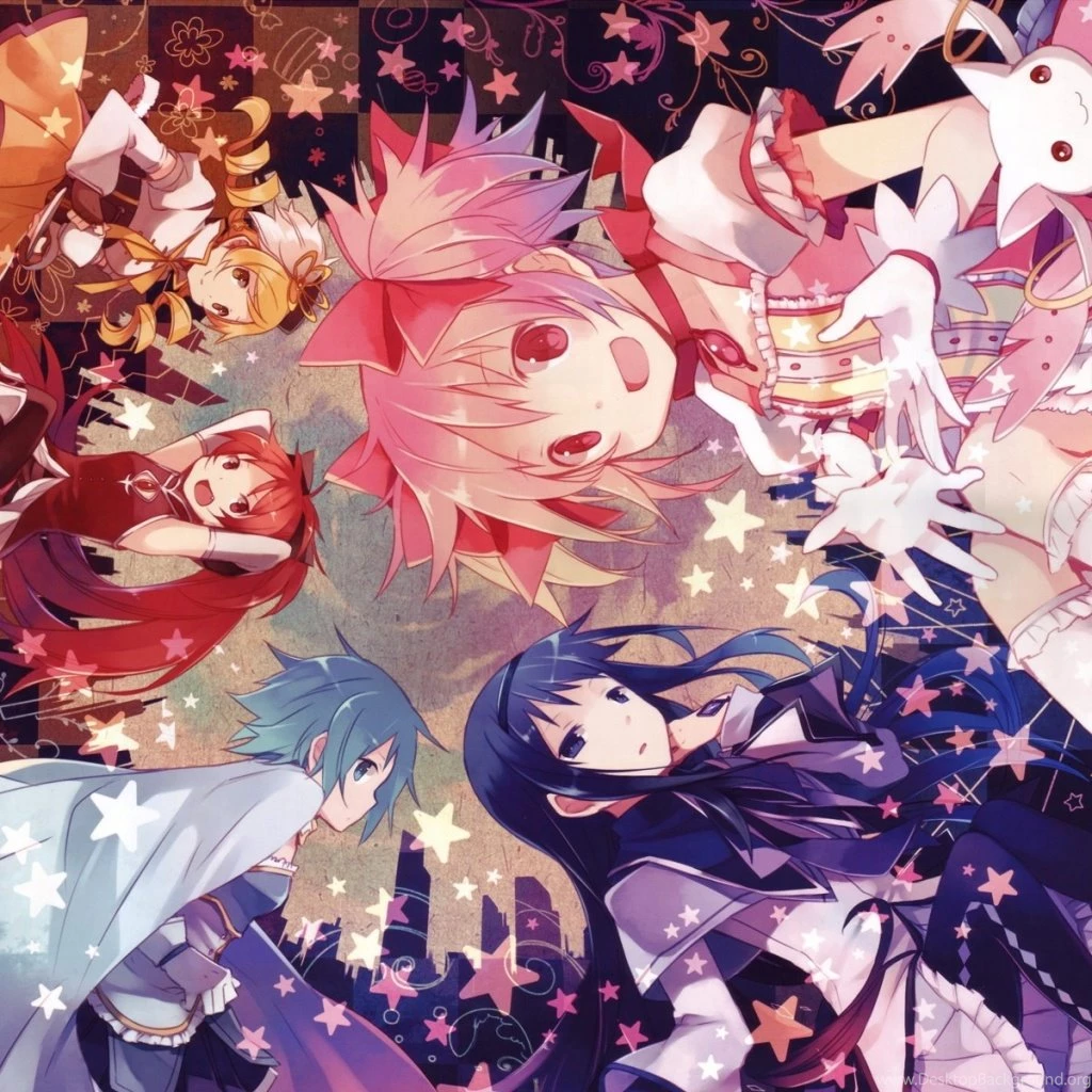 Mahou Shoujo Madoka Magica iPad 1 & 2 Wallpapers