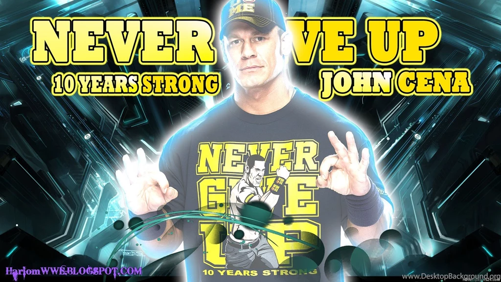 John Cena 10 Year Strong Wallpapr ''